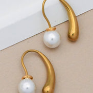 Pearl Gold Dipped Earrings