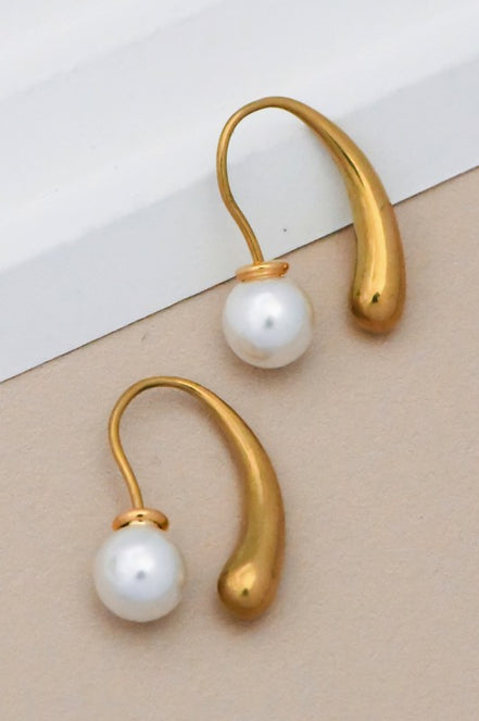 Pearl Gold Dipped Earrings