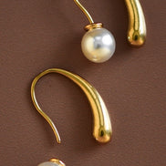 Pearl Gold Dipped Earrings