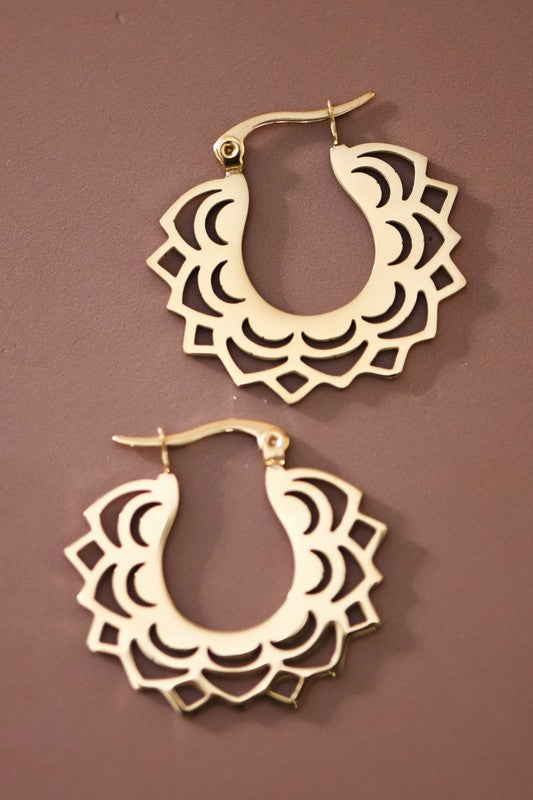 Boho Flower Earrings