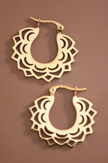 Boho Flower Earrings