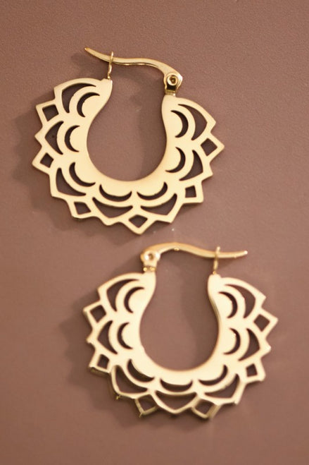 Boho Flower Earrings