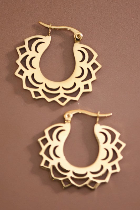 Boho Flower Earrings