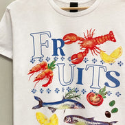 Fruits De Mer Coastal White T-shirt