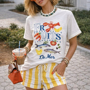 Fruits De Mer Coastal White T-shirt