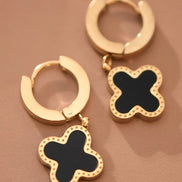 Minimalist Clover Earrings