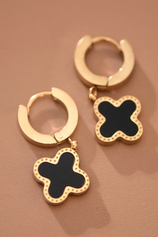 Minimalist Clover Earrings