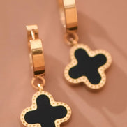 Minimalist Clover Earrings