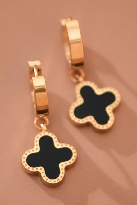 Minimalist Clover Earrings