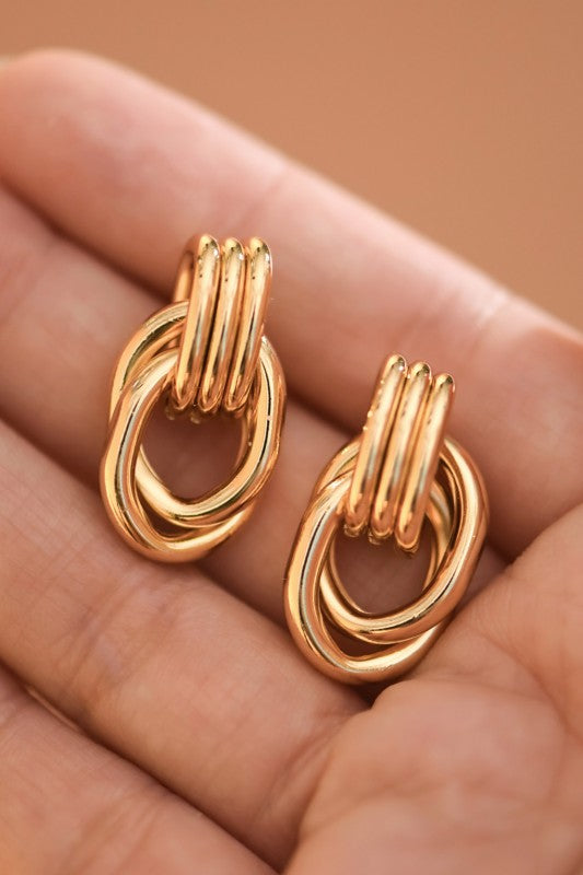Double Twist Earrings