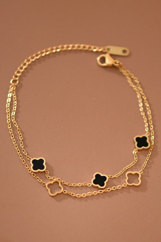 Dainty Clover Bracelet