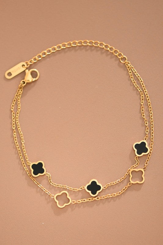 Dainty Clover Bracelet