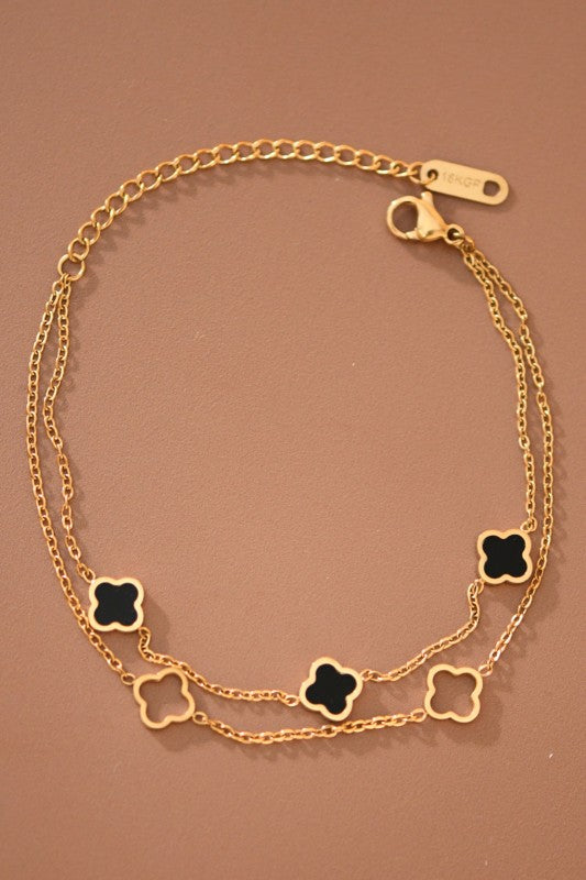 Dainty Clover Bracelet