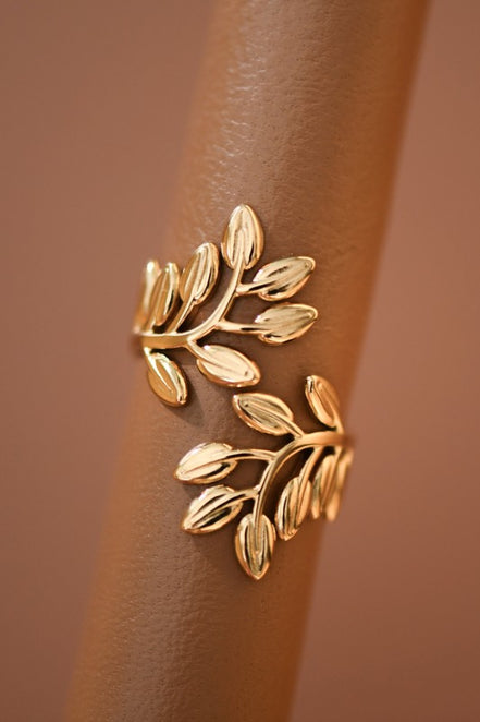 Rowan Leaf Adjustable Ring