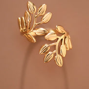 Rowan Leaf Adjustable Ring