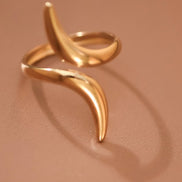 Opposites Attract Abstract Ring