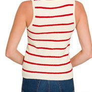 Stripe Sweater Tank Top