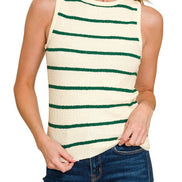 Stripe Sweater Tank Top