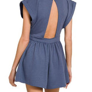 Scuba Open Back Romper