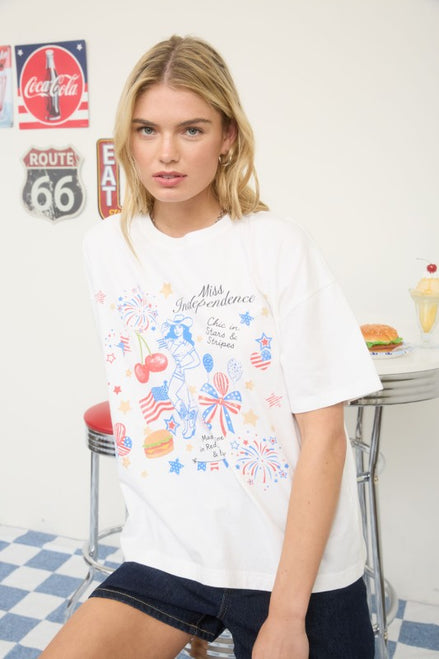 Miss Independence Graphic Tee