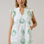 Seashell Bay Shift Mini Dress