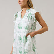 Seashell Bay Shift Mini Dress