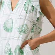 Seashell Bay Shift Mini Dress