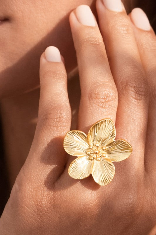 Flower Statement Ring