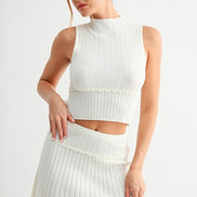 Ripple Edge Knit Set