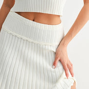Ripple Edge Knit Set