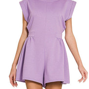 Scuba Open Back Romper