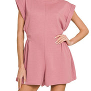 Scuba Open Back Romper