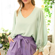 High-Rise Waist Tie 100% Cotton Shorts